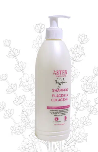 Shampoo placenta colágeno